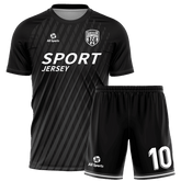黒線サッカー ユニフォーム